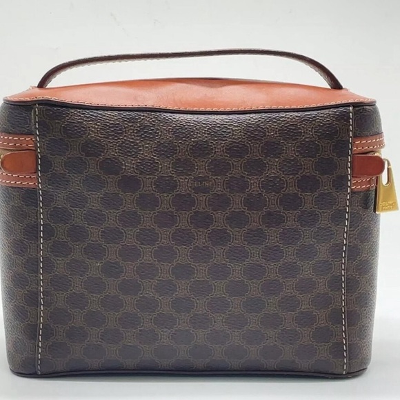 Vintage Authentic Celine Macadam Vanity Pouch Bag, EUC - Picture 2 of 12